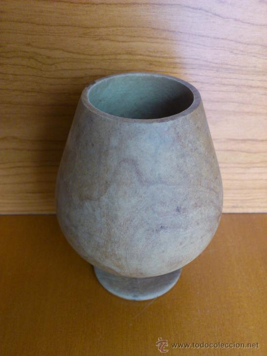 Antig&uuml;edades: Antigua copa de madera tallada - Foto 11