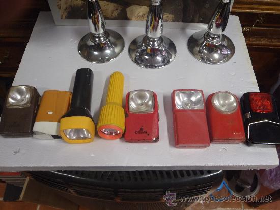 Antig&uuml;edades: LOTE DE 8 LINTERNAS VARIAS MARCAS - Foto 1