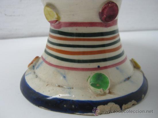 Antig&uuml;edades: Botijo Manises antiguo 30 CM - Foto 3
