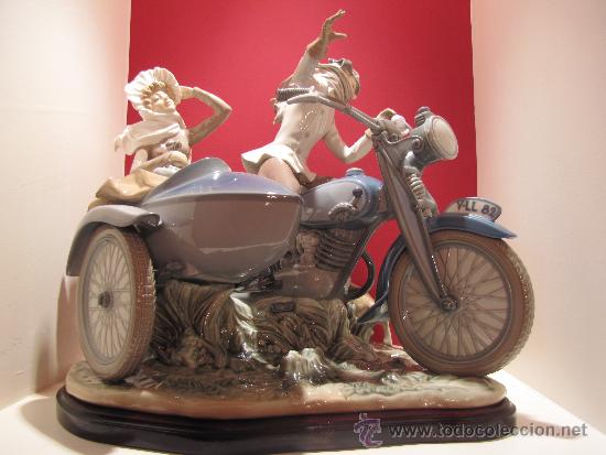 Antig&uuml;edades: MOTORISTA DE ANTA&Ntilde;O DE LLADRO REF.5161 - Foto 1