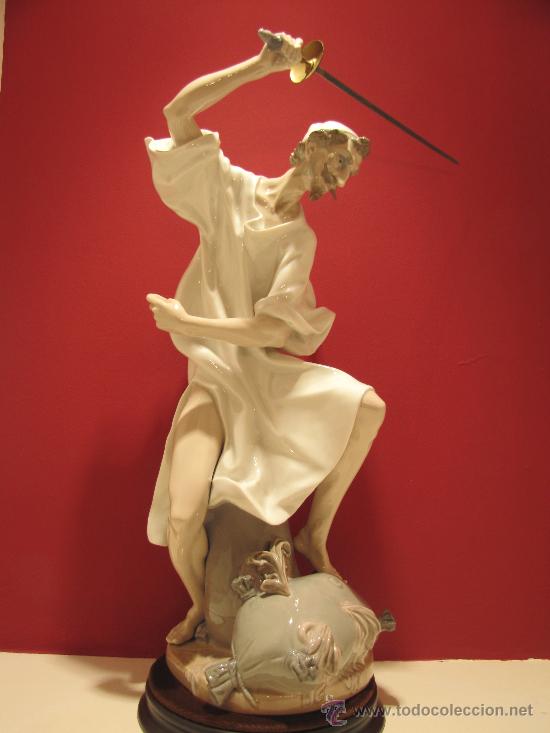 Antig&uuml;edades: DON QUIJOTE FURIOSO DE LLADRO REF.1343 - Foto 1