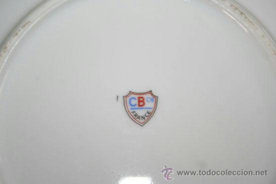 Antig&uuml;edades: CAF&Eacute; Y POSTRE,PORCELANA FRANCESA REF.5453 - Foto 6