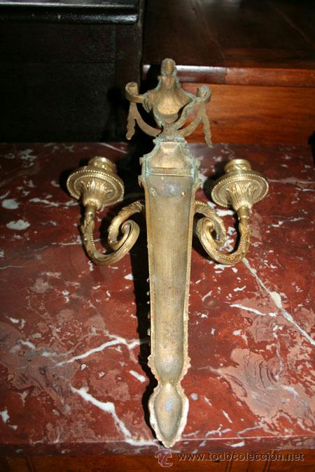 Antig&uuml;edades: APLIQUE LUIS XV,BRONCE REF.5448 - Foto 7