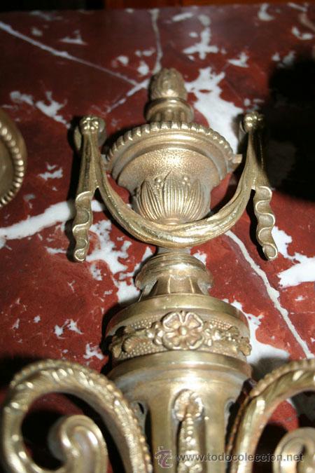 Antig&uuml;edades: APLIQUE LUIS XV,BRONCE REF.5448 - Foto 4