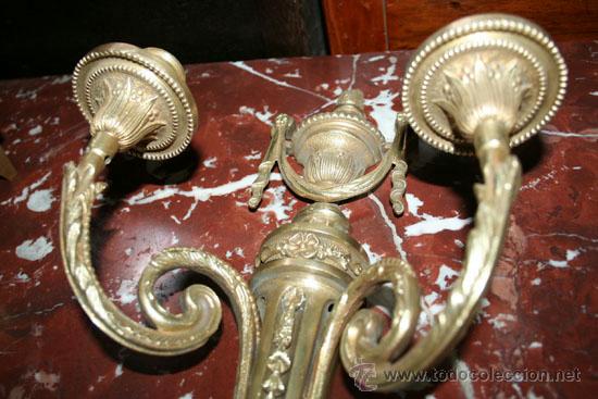 Antig&uuml;edades: APLIQUE LUIS XV,BRONCE REF.5448 - Foto 5