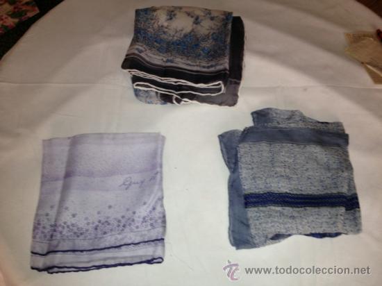Antig&uuml;edades: LOTE DE 3 PA&Ntilde;UELOS DE MUJER. - Foto 1
