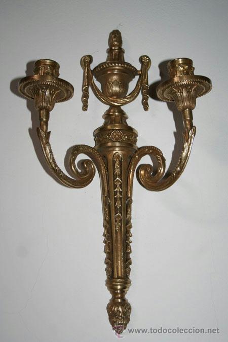 Antig&uuml;edades: APLIQUE LUIS XV,BRONCE REF.5448 - Foto 1