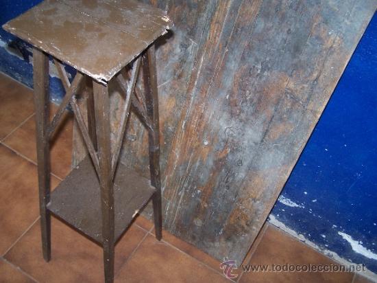 Antig&uuml;edades: Macetero antiguo de madera para restarurar - Foto 3