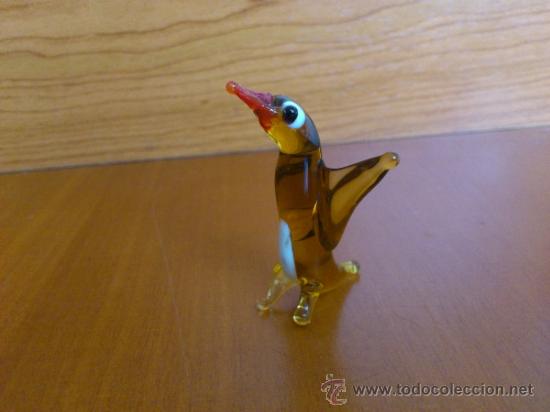 Antig&uuml;edades: Cocodrilo y pajaro en cristal de murano - Foto 5