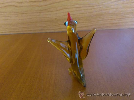 Antig&uuml;edades: Cocodrilo y pajaro en cristal de murano - Foto 4