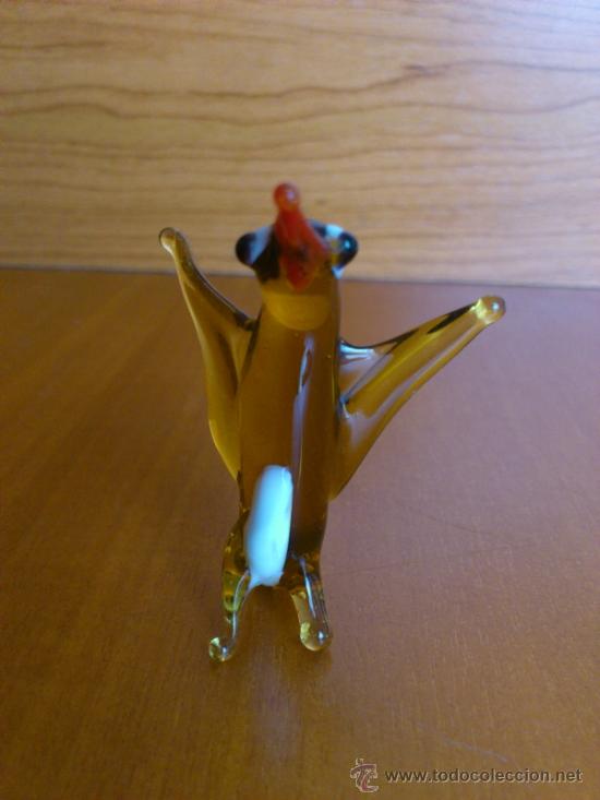 Antig&uuml;edades: Cocodrilo y pajaro en cristal de murano - Foto 3