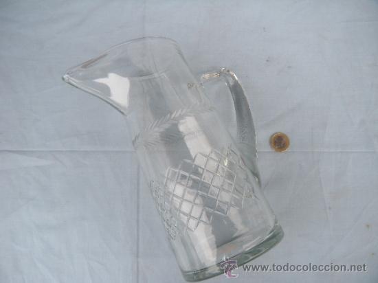 Antig&uuml;edades: JARRA DE CRISTAL TALLADO - Foto 2