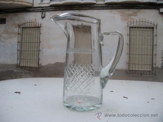 Antig&uuml;edades: JARRA DE CRISTAL TALLADO - Foto 1