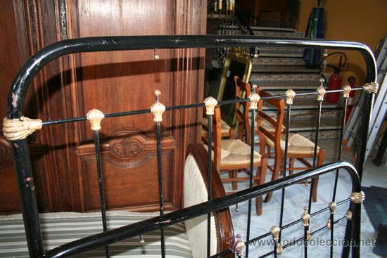 Antig&uuml;edades: CAMA HIERRO,A&Ntilde;OS 30 REF.5458 - Foto 2