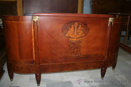 Antig&uuml;edades: CAMA Y MESITA NAPOLE&Oacute;N, II IMPERIO REF.5459 - Foto 3