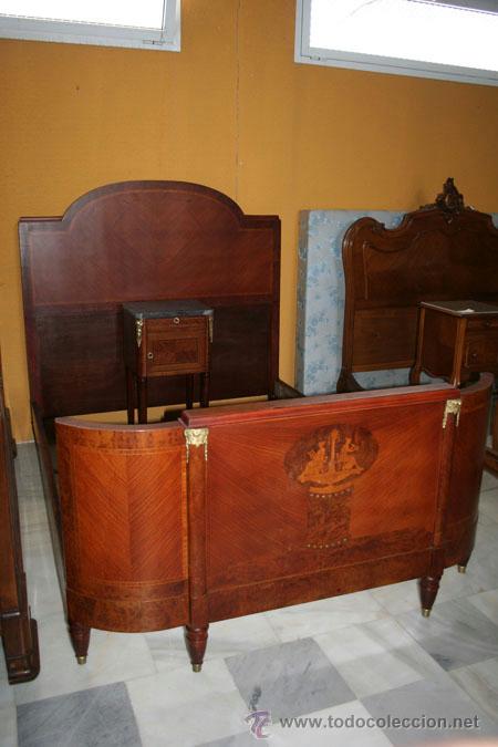 Antig&uuml;edades: CAMA Y MESITA NAPOLE&Oacute;N, II IMPERIO REF.5459 - Foto 1