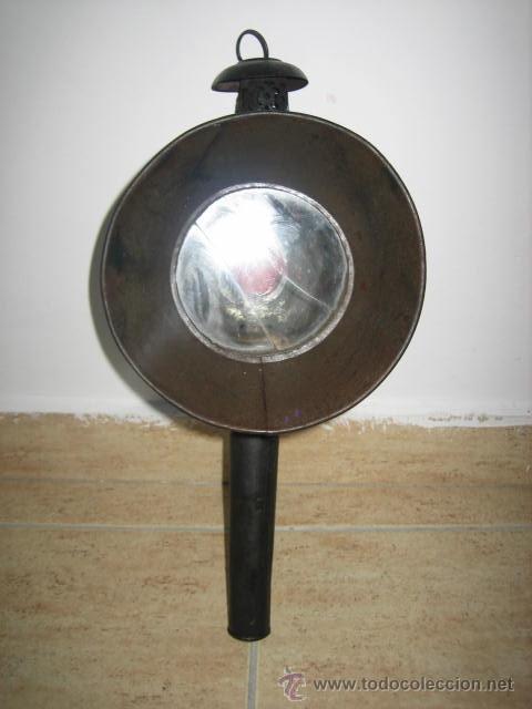 Antig&uuml;edades: Farol antiguo de carruaje. - Foto 1