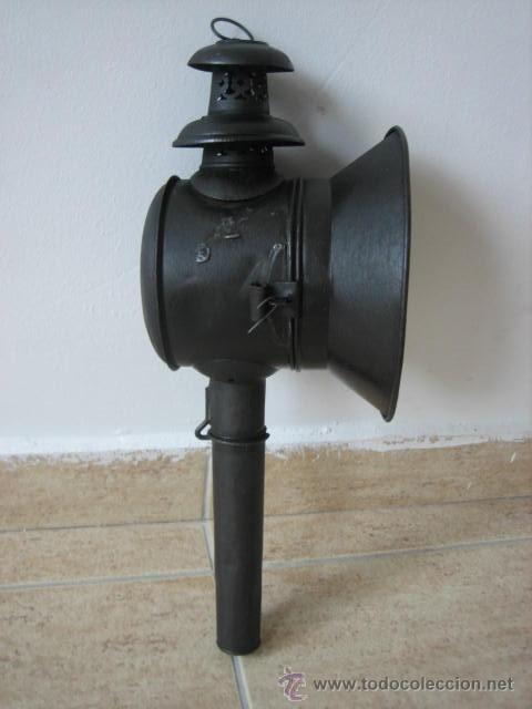 Antig&uuml;edades: Farol antiguo de carruaje. - Foto 3
