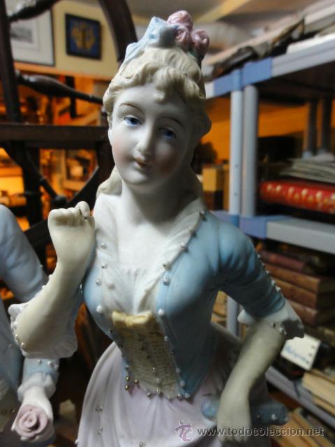 Antig&uuml;edades: PAREJA DE BISCUITS - Foto 2