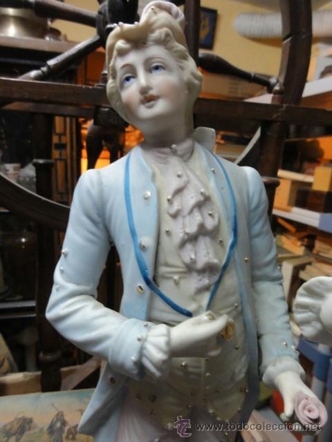 Antig&uuml;edades: PAREJA DE BISCUITS - Foto 3