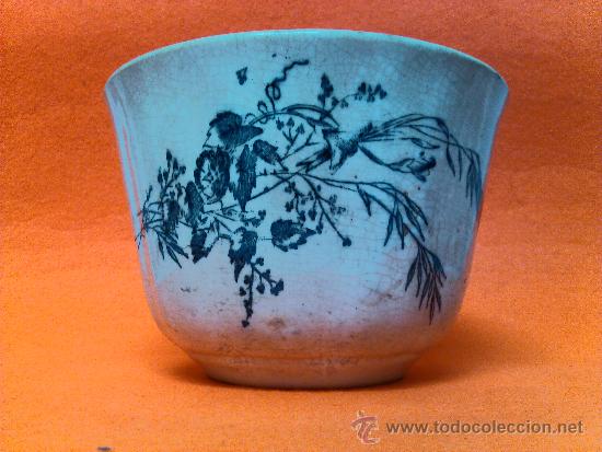 Antig&uuml;edades: ANTIGUO CACHEPOT EN CERAMICA - Foto 1