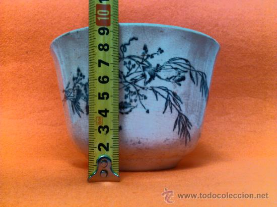 Antig&uuml;edades: ANTIGUO CACHEPOT EN CERAMICA - Foto 7