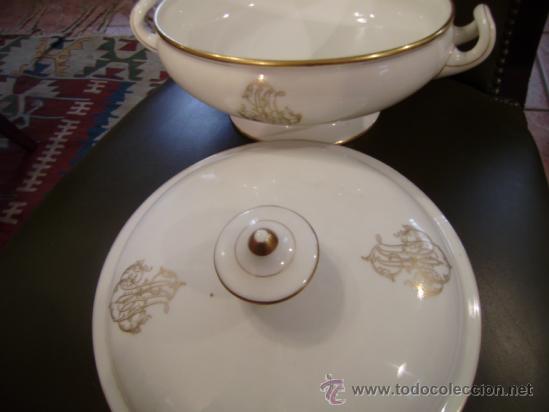 Antig&uuml;edades: EXPLENDIDA SOPERA PORCELANA.SELLADA LIMOGES.WG&C&ordm;. - Foto 2