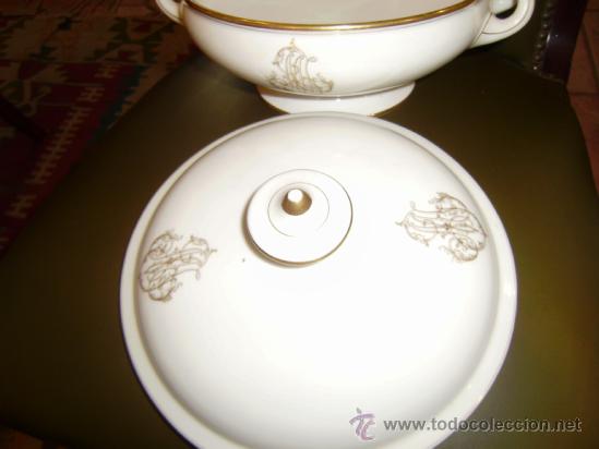 Antig&uuml;edades: EXPLENDIDA SOPERA PORCELANA.SELLADA LIMOGES.WG&C&ordm;. - Foto 4