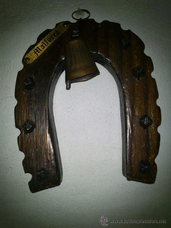 Antiquit&auml;ten: HERRADURA DE ROBLE LLAVERO PARED A&Ntilde;OS 40