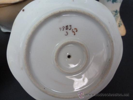Antig&uuml;edades: JUEGO DE TOCADOR DE PORCELANA - Foto 5