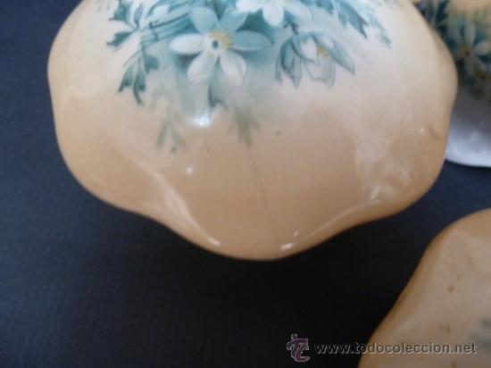 Antig&uuml;edades: JUEGO DE TOCADOR DE PORCELANA - Foto 8