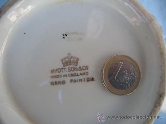 Antig&uuml;edades: JARRA DE LOZA MYOTT SON & C&ordm;. INGLESA. - Foto 3