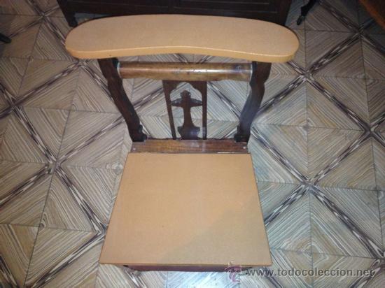 Antig&uuml;edades: ANTIGUO RECLINATORIO ARTESANAL - Foto 1