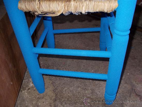 Antig&uuml;edades: silla antigua de bayon y madera - Foto 3