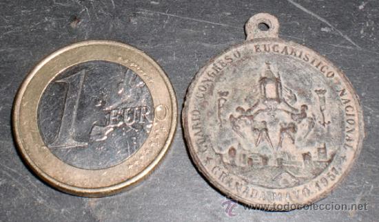 Antig&uuml;edades: Antigua medalla congreso eucaristico - Foto 2