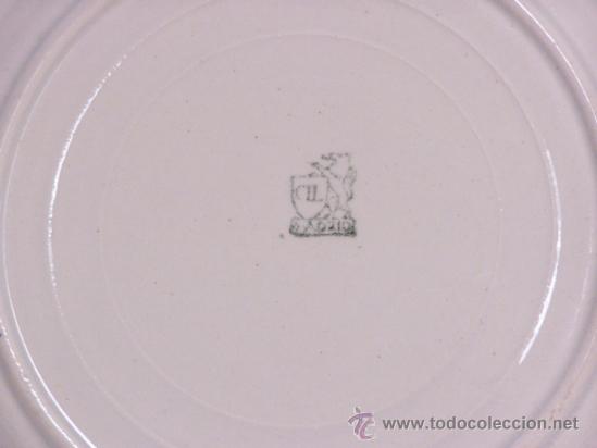 Antig&uuml;edades: Plato de loza de Madrid - Foto 3