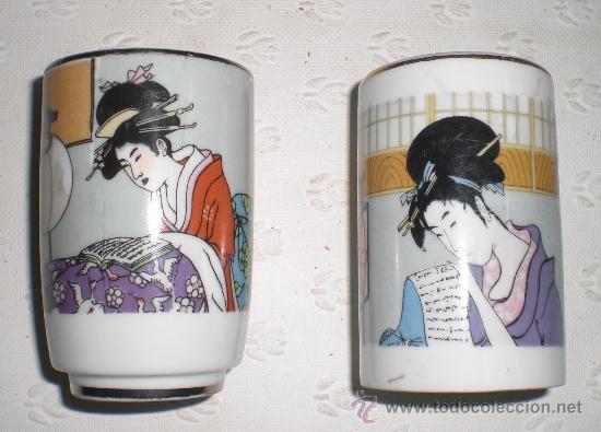 Antig&uuml;edades: Bonito conjunto de mesa en porcelana oriental.