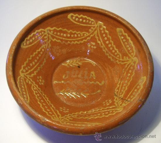 Antig&uuml;edades: LEBRILLO  CERAMICA - Foto 8