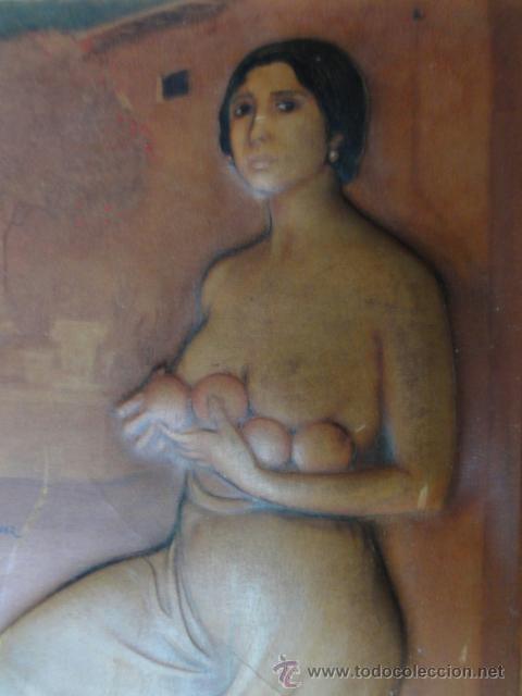Antig&uuml;edades: CUERO REPUJADO MUJER - Foto 1