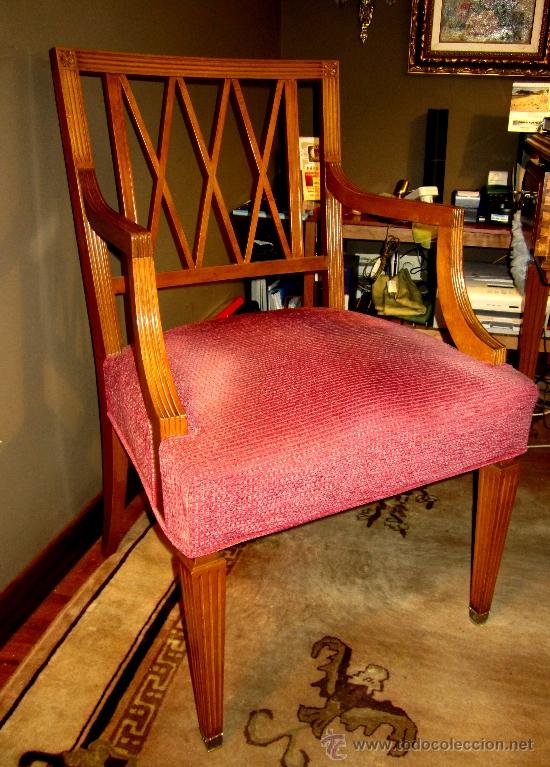Antig&uuml;edades: HERMOSO SILLON RESTAURADO - Foto 1