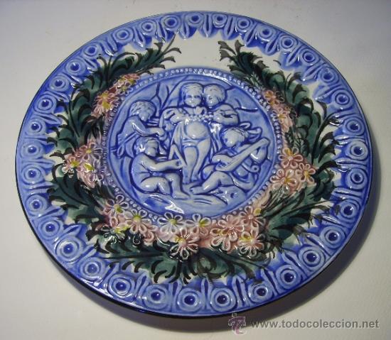 Antig&uuml;edades: BONITO PLATO EN RELIEVE. - Foto 4