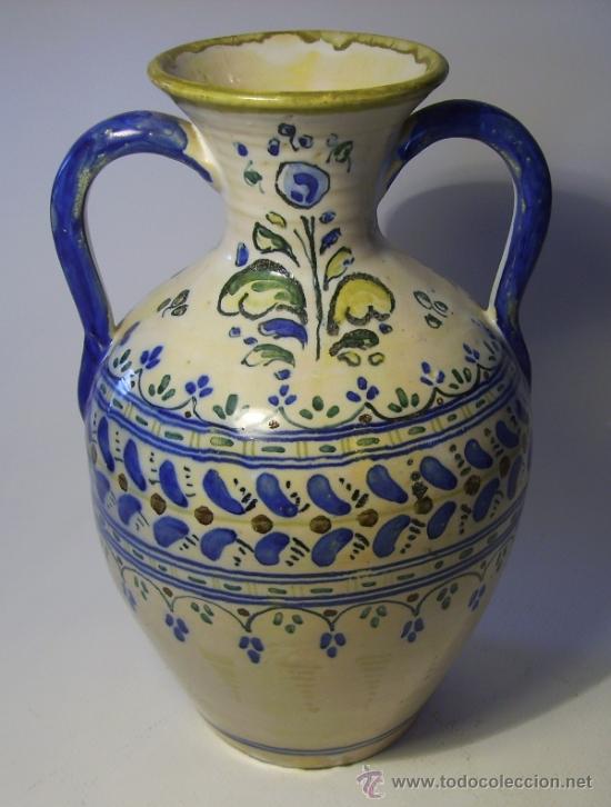 Antig&uuml;edades: BONITO  JARRON  DE  TALAVERA - Foto 3