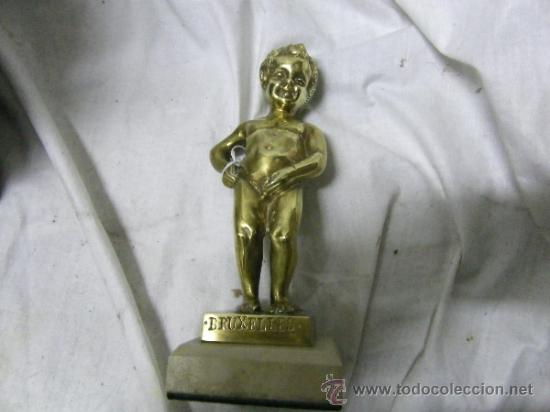 Antig&uuml;edades: NI&Ntilde;O DE BRONCE SOBRE MARMOL - Foto 6