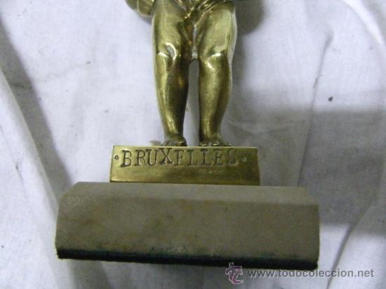 Antig&uuml;edades: NI&Ntilde;O DE BRONCE SOBRE MARMOL - Foto 5
