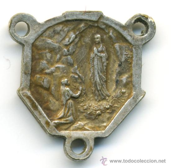 Antig&uuml;edades: Medalla de Lourdes. - Foto 1