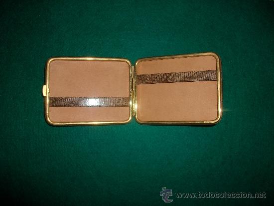Antig&uuml;edades: ANTIGUA PITILLERA EN PIEL - Foto 2