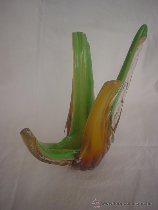 Antig&uuml;edades: CENTRO MESA CRISTAL MURANO - FLORERO - Foto 3