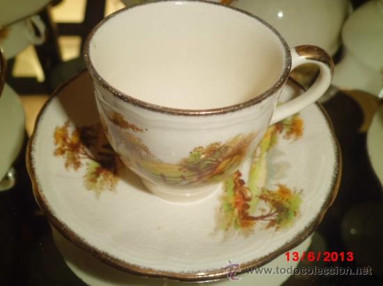Antig&uuml;edades: JUEGO DE CAF&Eacute; INGL&Eacute;S, PARA 6 SERVICIOS - Foto 4