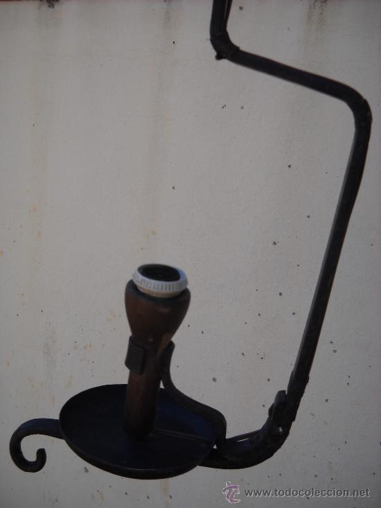 Antig&uuml;edades: L&Aacute;MPARA DE FORJA ELECTRIFICADA - Foto 1