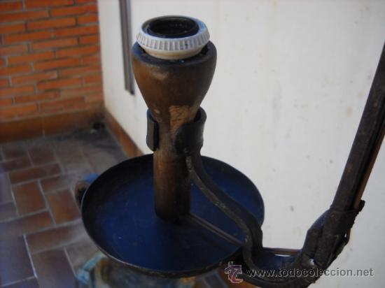 Antig&uuml;edades: L&Aacute;MPARA DE FORJA ELECTRIFICADA - Foto 8